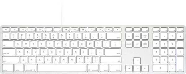 Matias FK318S Wired Aluminium Keyboard for Mac USB Tastatur US-Englisch, QWERTY, Mac Silber
