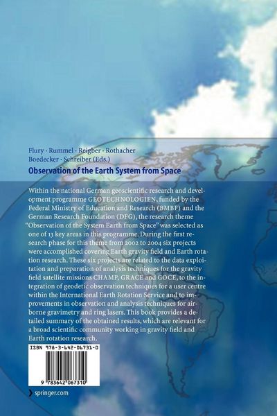 Produktbild: Observation of the Earth System from Space