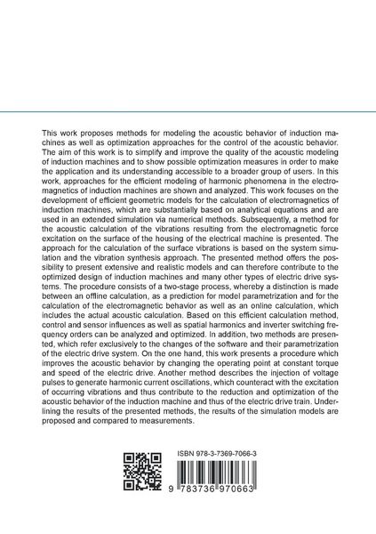 Produktbild: Noise Optimized Control of an Electrical Drive with Induction Machine