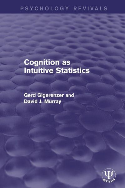 Produktbild: Cognition as Intuitive Statistics