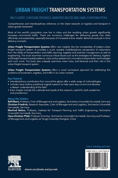 Produktbild: Urban Freight Transportation Systems