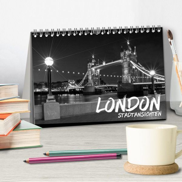 Produktbild: LONDON Stadtansichten (Tischkalender 2026 DIN A5 quer), CALVENDO Monatskalender