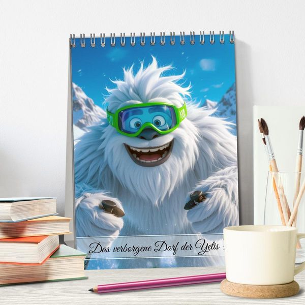Produktbild: Das verborgene Dorf der Yetis (Tischkalender 2026 DIN A5 hoch), CALVENDO Monatskalender