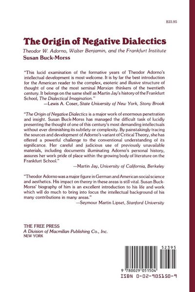 Produktbild: Origin of Negative Dialectics