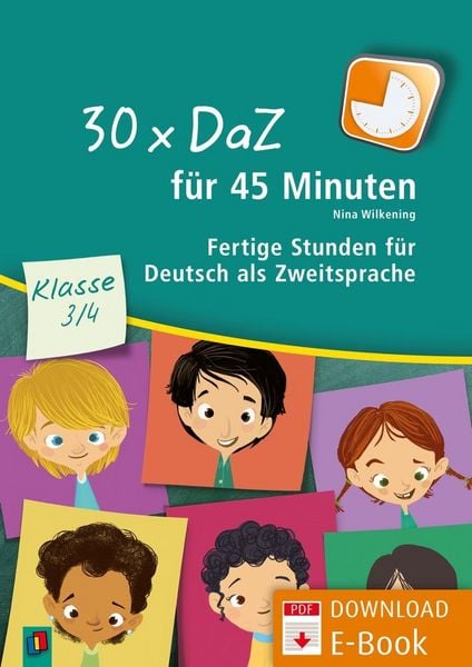 Produktbild: 30 x DaZ f&uuml;r 45 Minuten &ndash; Klasse 3/4