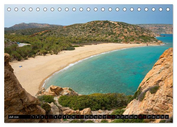 Produktbild: Zauberhaftes Kreta (Tischkalender 2026 DIN A5 quer), CALVENDO Monatskalender