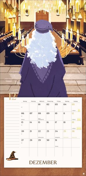 Produktbild: Harry Potter Broschurkalender 2027