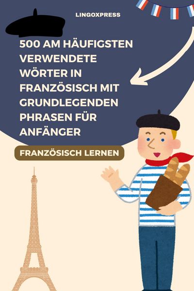 Produktbild: 500 Am h&auml;ufigsten verwendete W&ouml;rter in Franz&ouml;sisch mit grundlegenden Phrasen f&uuml;r Anf&auml;nger