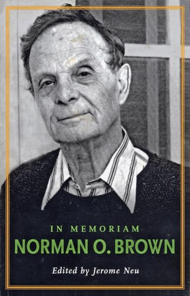 Produktbild: In Memoriam: Norman O. Brown