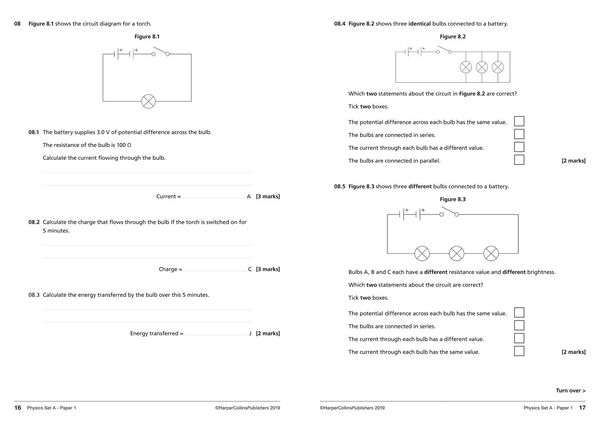 Produktbild: AQA GCSE 9-1 Physics Higher Practice Papers