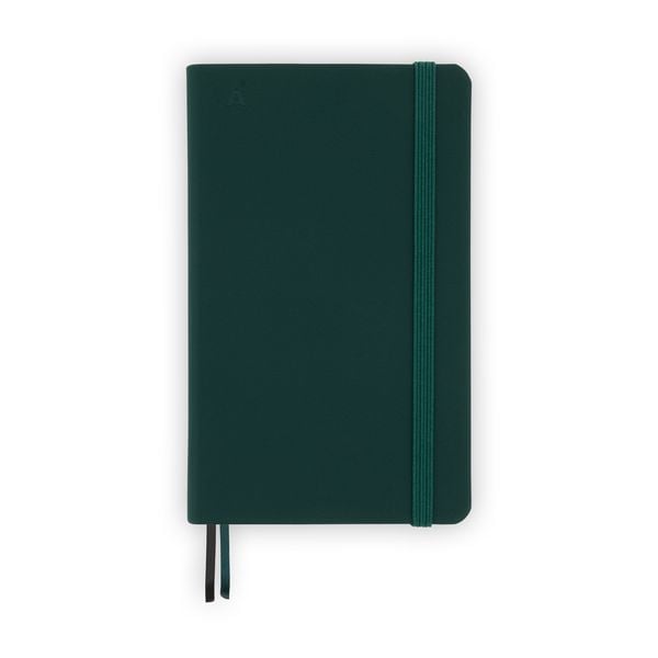 Notizbuch A6 Softcover Moss Green Liniert, 128 Seiten
