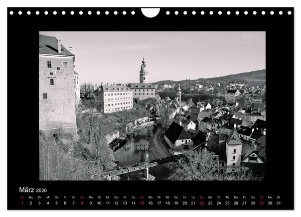 Produktbild: Sch&ouml;nheit an der Moldau - Cesky Krumlov (Wandkalender 2026 DIN A4 quer), CALVENDO Monatskalender