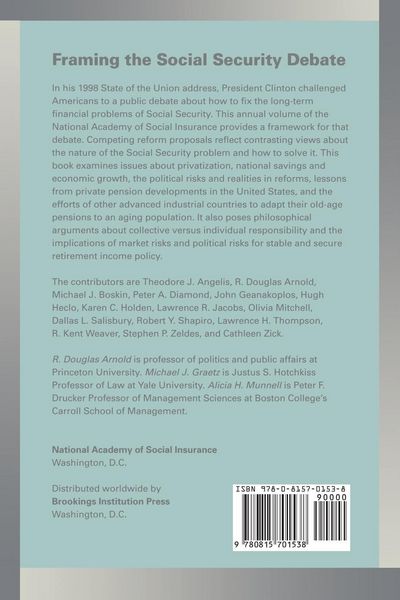 Produktbild: Framing the Social Security Debate