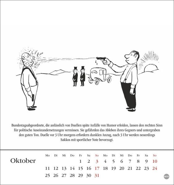 Produktbild: Loriot Postkartenkalender 2027