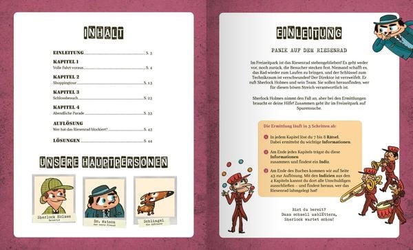 Produktbild: Panik auf dem Riesenrad - Sherlock Holmes f&uuml;r Kids &ndash; L&ouml;se die F&auml;lle