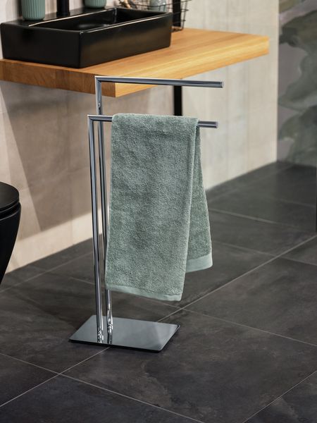 Produktbild: Handtuchst&auml;nder Mod. Recco mit 2 Armen, Kleiderst&auml;nder