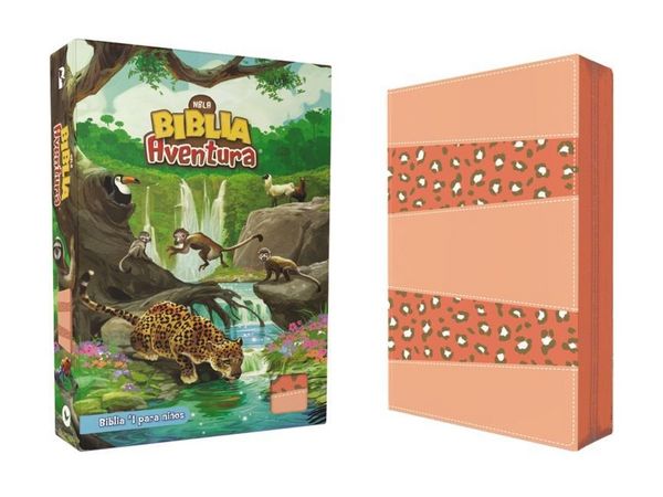 Produktbild: Nbla, Biblia Aventura, Interior a Color, Leathersoft, Coral, Con Cierre, Comfort Print