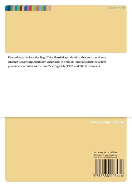 Produktbild: Haushaltsproduktion