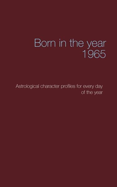 Produktbild: Born in the year 1965