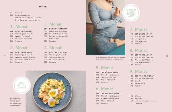 Produktbild: Das Monats-Kochbuch für Schwangere