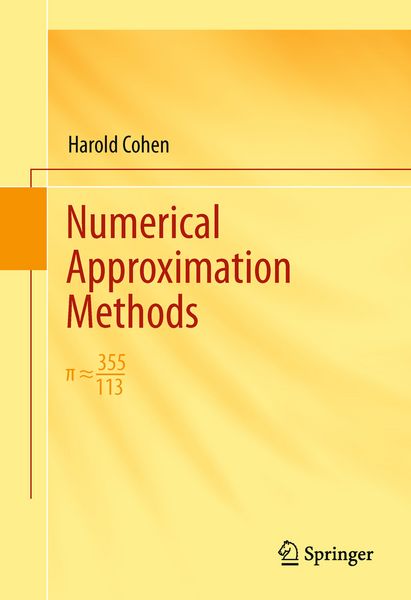 Produktbild: Numerical Approximation Methods