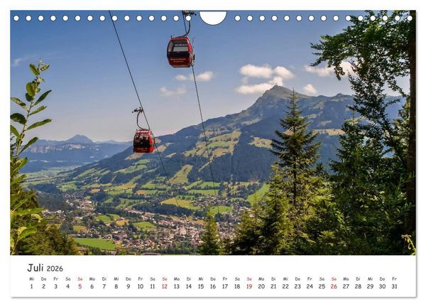 Produktbild: Kitzb&uuml;hel. Die Stadt im Herz der Alpen (Wandkalender 2026 DIN A4 quer), CALVENDO Monatskalender