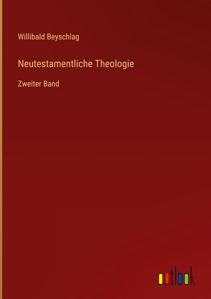 Produktbild: Neutestamentliche Theologie