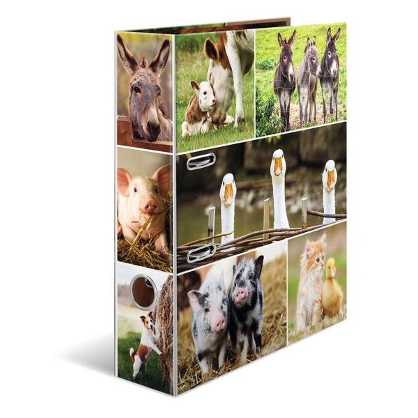 Produktbild: HERMA Motivordner Bauernhoftiere DIN A4 R&uuml;ckenbreite 7cm