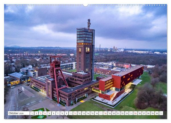 Produktbild: Die Zechen im Ruhrpott (hochwertiger Premium Wandkalender 2026 DIN A2 quer), Kunstdruck in Hochglanz