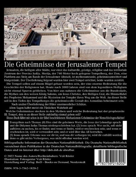 Produktbild: Der III. Tempel Jerusalem