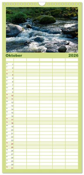 Produktbild: Familienplaner 2026 - Feldaisttal bei Pregarten mit 5 Spalten (Wandkalender, 21 x 45 cm) CALVENDO