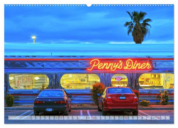 Produktbild: American Diner - es gibt sie noch (Wandkalender 2026 DIN A2 quer), CALVENDO Monatskalender