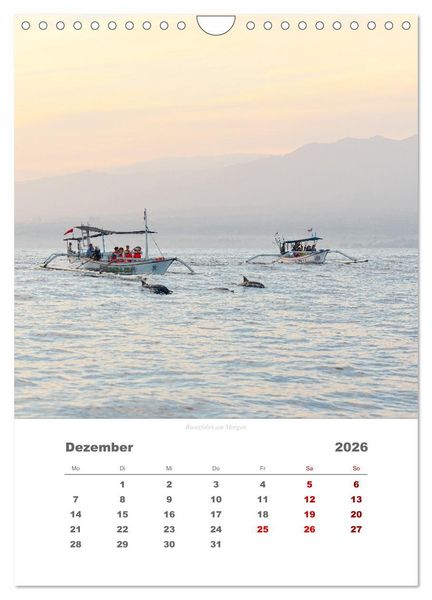 Produktbild: Reiseimpressionen durch Bali (Wandkalender 2026 DIN A4 hoch), CALVENDO Monatskalender