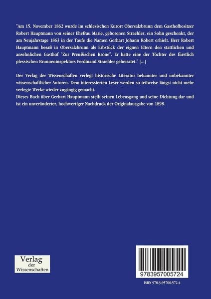 Produktbild: Gerhart Hauptmann
