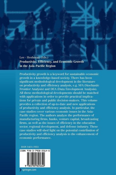 Produktbild: Productivity, Efficiency, and Economic Growth in the Asia-Pacific Region