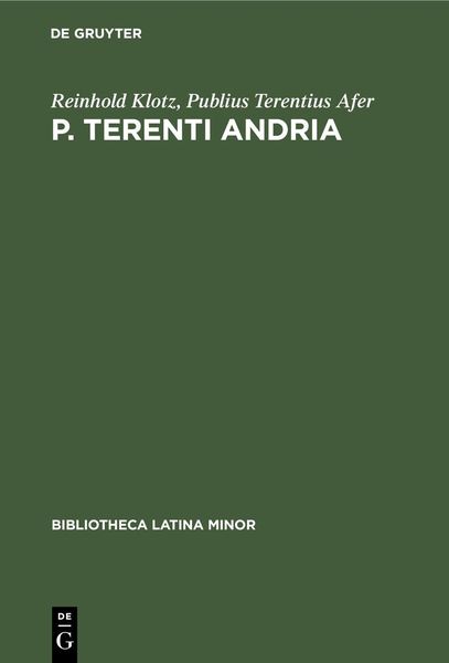 Produktbild: P. Terenti Andria
