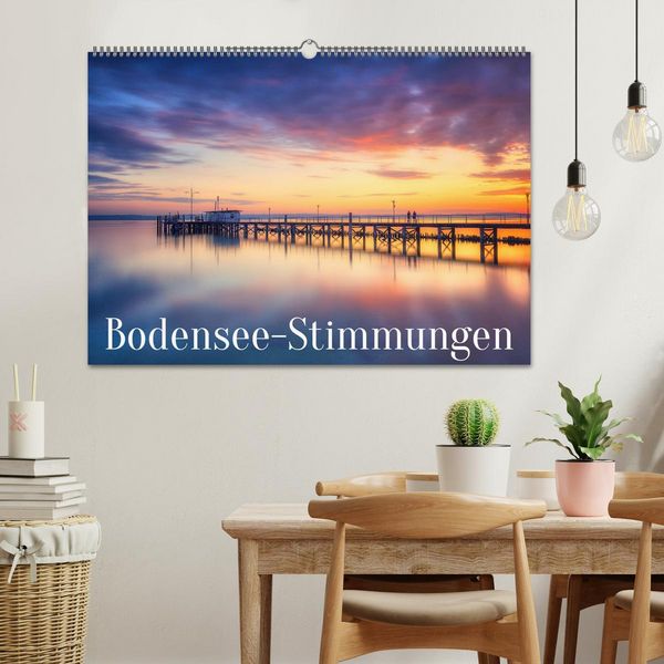 Produktbild: Bodensee-Stimmungen (Wandkalender 2026 DIN A2 quer), CALVENDO Monatskalender