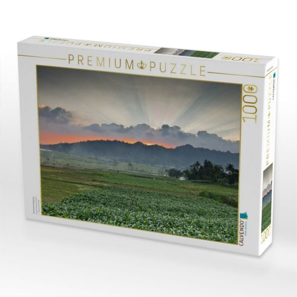 Produktbild: CALVENDO Puzzle Sonnenuntergang | 1000 Teile Lege-Gr&ouml;&szlig;e 64x48cm Foto-Puzzle f&uuml;r gl&uuml;ckliche Stunden