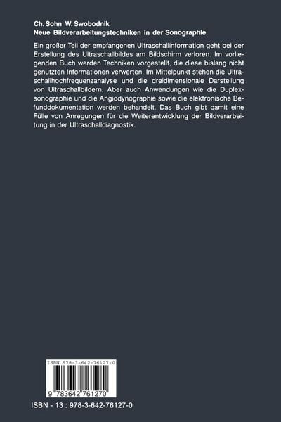 Produktbild: Neue Bildverarbeitungstechniken in der Sonographie
