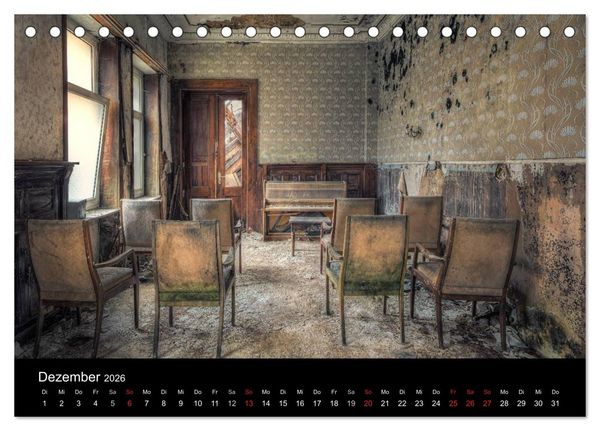 Produktbild: Verlassene Orte im Harz (Tischkalender 2026 DIN A5 quer), CALVENDO Monatskalender