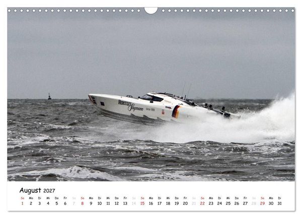 Produktbild: Offshore Powerboats (Wandkalender 2027 DIN A3 quer), CALVENDO Monatskalender
