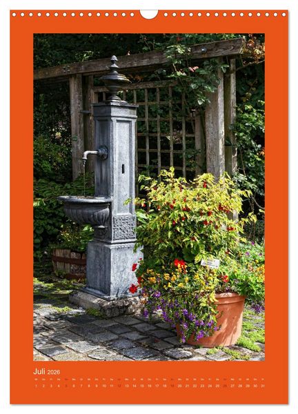 Produktbild: Farbtupferl - Botanischer Garten Augsburg (Wandkalender 2026 DIN A3 hoch), CALVENDO Monatskalender