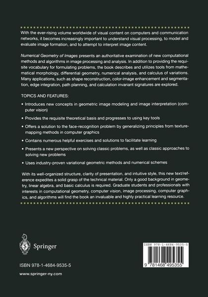 Produktbild: Numerical Geometry of Images