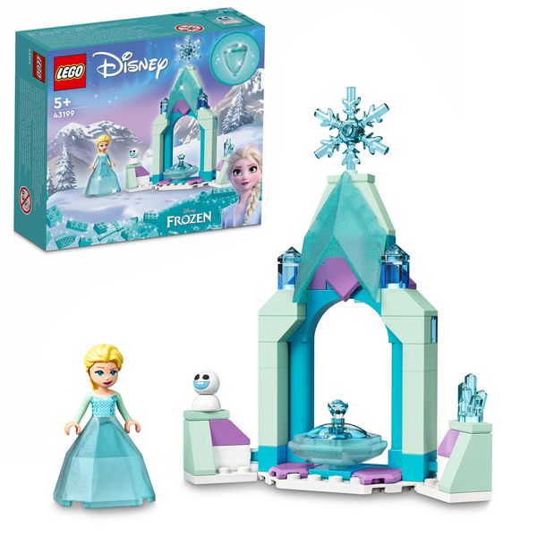 LEGO Disney Die Eiskönigin 2 43199 Elsas Schlosshof, Minipuppe mit Diamantkleid