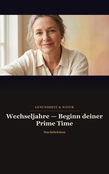 Produktbild: Wechseljahre  Beginn deiner Prime Time