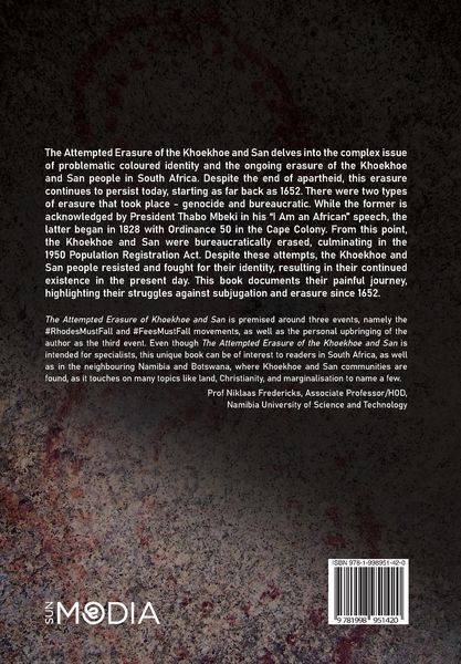 Produktbild: The Attempted Erasure of the Khoekhoe and San