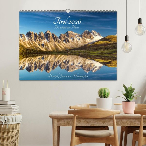 Produktbild: Tirol 2026 - die sch&ouml;nsten Pl&auml;tze (Wandkalender 2026 DIN A2 quer), CALVENDO Monatskalender