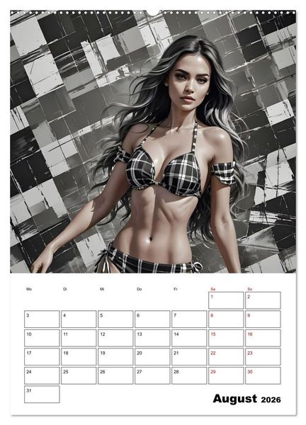 Produktbild: Schachspiel der Mode (Wandkalender 2026 DIN A2 hoch), CALVENDO Monatskalender