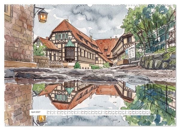 Produktbild: Zauberhafte Wartburg (hochwertiger Premium Wandkalender 2027 DIN A2 quer), Kunstdruck in Hochglanz