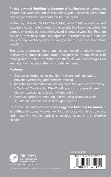 Produktbild: Physiology and Nutrition for Amateur Wrestling